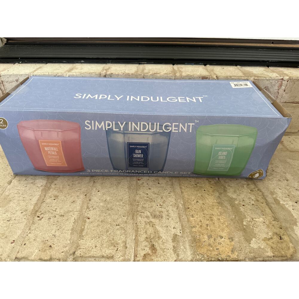 Simply Indulgent Candle Set, 3 Pack